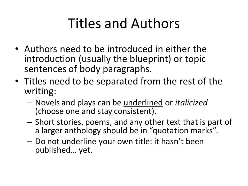 If you are writing an essay do you underline, use quotation marks or italicize the book title?